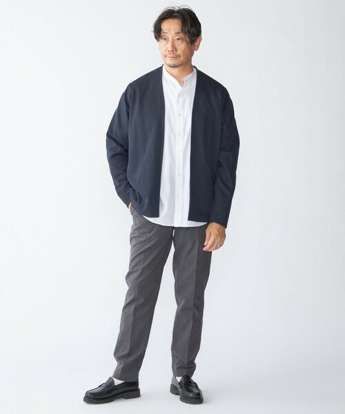 SHIPS / シップス カーディガン・ボレロ | SHIPS:〈手洗い可能〉ドビー メッシュ ノーカラー カーディガン | 詳細19