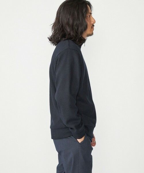 SHIPS / シップス カーディガン・ボレロ | SHIPS:〈手洗い可能〉ウール ポリエステル ループ ドライバーズ ニット ジップ カーディガン | 詳細24