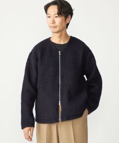 SHIPS / シップス カーディガン・ボレロ | SHIPS: ブラッシュド ウール Vネック ジップ カーディガン