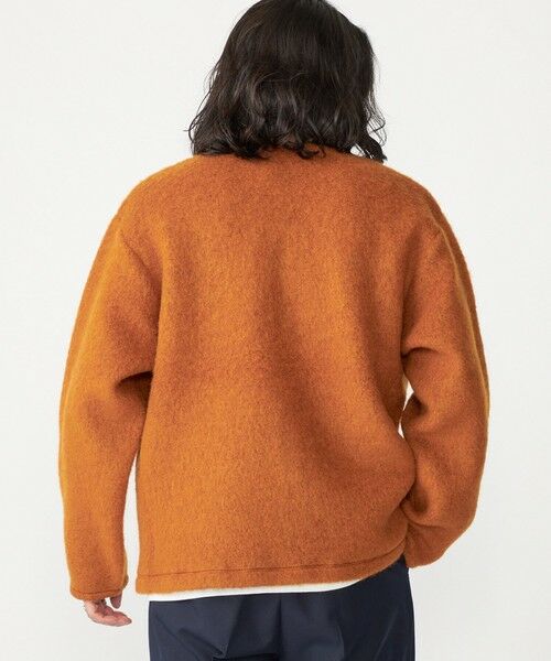 SHIPS / シップス カーディガン・ボレロ | SHIPS: ブラッシュド ウール Vネック ジップ カーディガン | 詳細16