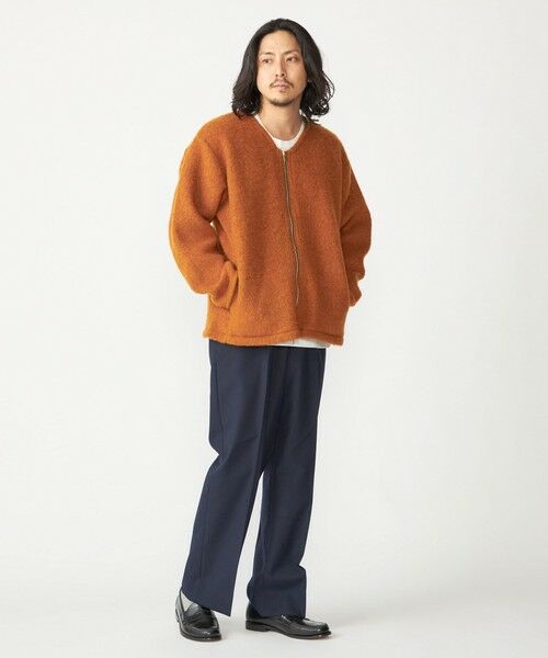 SHIPS / シップス カーディガン・ボレロ | SHIPS: ブラッシュド ウール Vネック ジップ カーディガン | 詳細13