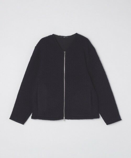 SHIPS / シップス カーディガン・ボレロ | SHIPS: ブラッシュド ウール Vネック ジップ カーディガン | 詳細27
