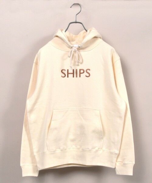 SHIPS / シップス パーカー | SU:【一部WEB限定カラー】SHIPS ロゴ ビッグシルエット エンブロイダリー パーカー(トレーナー) | 詳細1