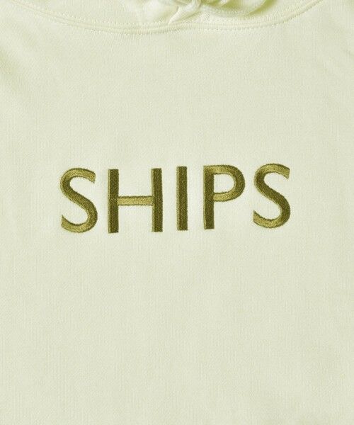 SHIPS / シップス パーカー | SU:【一部WEB限定カラー】SHIPS ロゴ ビッグシルエット エンブロイダリー パーカー(トレーナー) | 詳細2
