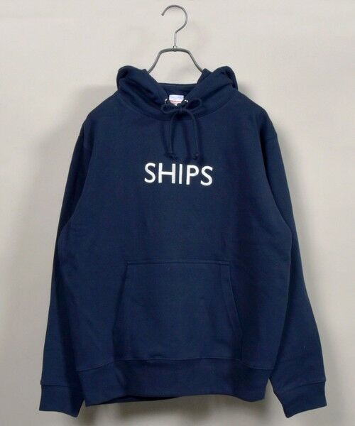 SHIPS / シップス パーカー | SU:【一部WEB限定カラー】SHIPS ロゴ ビッグシルエット エンブロイダリー パーカー(トレーナー) | 詳細18