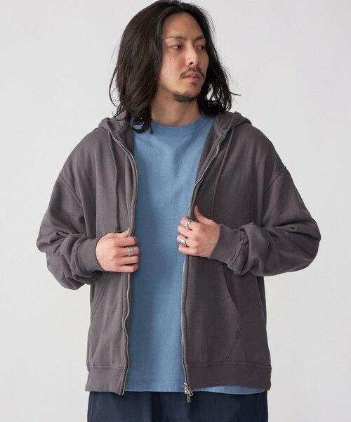 SHIPS / シップス パーカー | SHIPS: ソフト パイル コットン ジップアップ パーカー | 詳細6