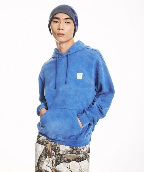 SHIPS / シップス パーカー | City Ambient Products: フロスト フェード スクエアロゴ スウェット パーカー | 詳細14