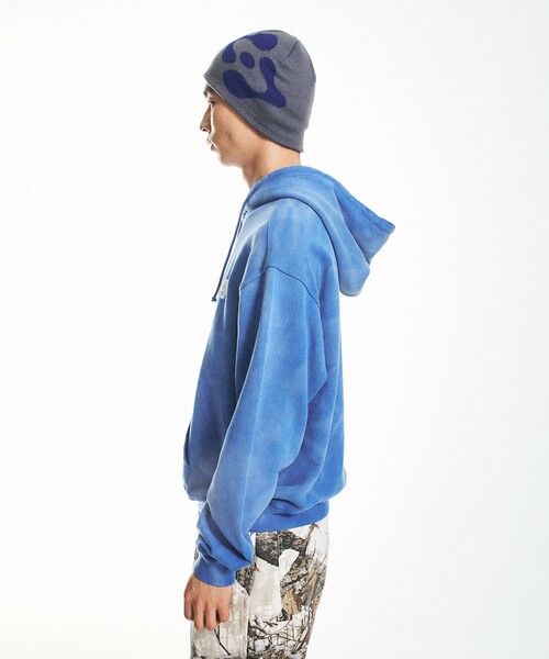 SHIPS / シップス パーカー | City Ambient Products: フロスト フェード スクエアロゴ スウェット パーカー | 詳細10