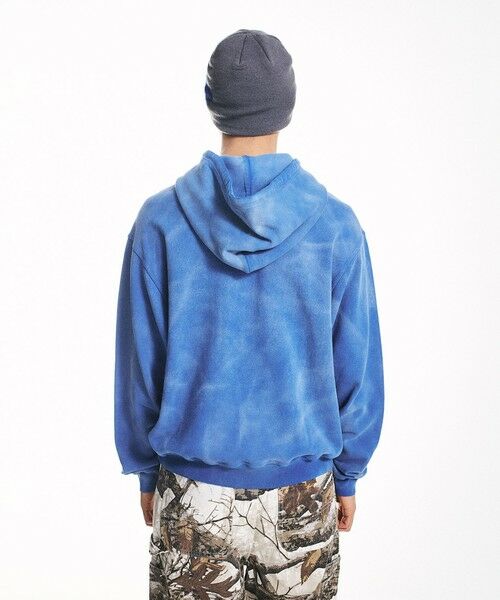 SHIPS / シップス パーカー | City Ambient Products: フロスト フェード スクエアロゴ スウェット パーカー | 詳細11