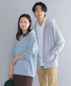 SHIPS / シップス パーカー | 【WEB限定】SHIPS: マイクロ SHIPS 刺繍 ロゴ 裏毛 スウェット プルオーバーパーカー