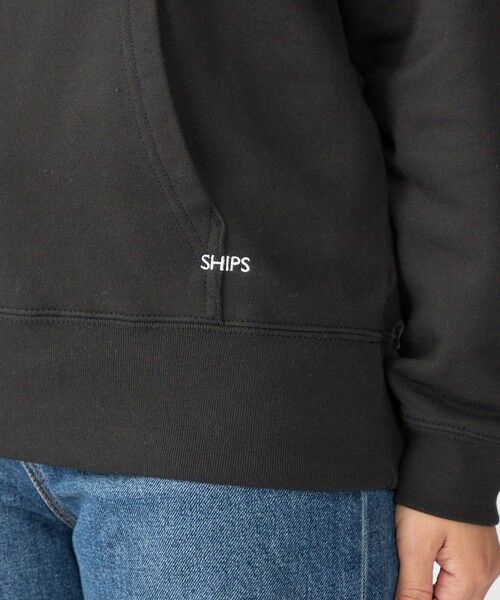 SHIPS / シップス パーカー | 【WEB限定】SHIPS: マイクロ SHIPS 刺繍 ロゴ 裏毛 スウェット プルオーバーパーカー | 詳細16