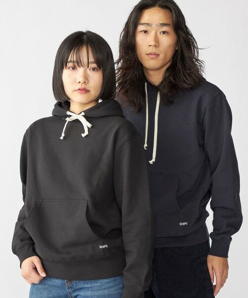 SHIPS / シップス パーカー | 【WEB限定】SHIPS: マイクロ SHIPS 刺繍 ロゴ 裏毛 スウェット プルオーバーパーカー | 詳細18