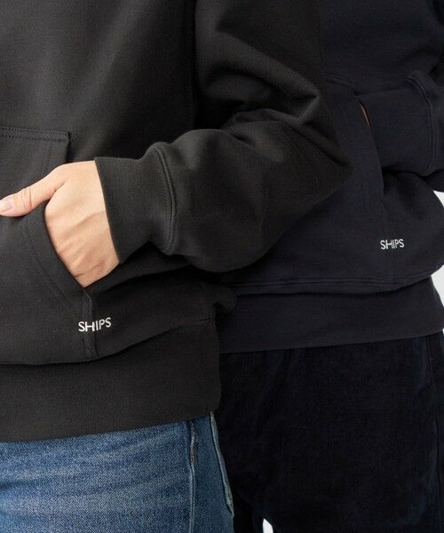 SHIPS / シップス パーカー | 【WEB限定】SHIPS: マイクロ SHIPS 刺繍 ロゴ 裏毛 スウェット プルオーバーパーカー | 詳細19