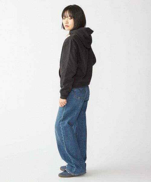 SHIPS / シップス パーカー | 【WEB限定】SHIPS: マイクロ SHIPS 刺繍 ロゴ 裏毛 スウェット プルオーバーパーカー | 詳細5