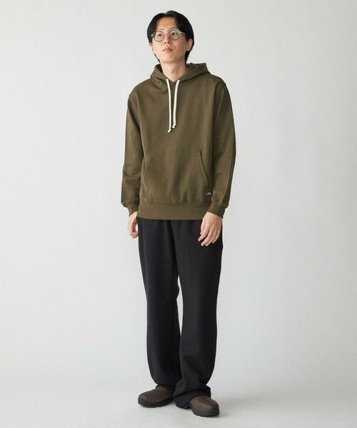 SHIPS / シップス パーカー | 【WEB限定】SHIPS: マイクロ SHIPS 刺繍 ロゴ 裏毛 スウェット プルオーバーパーカー | 詳細22