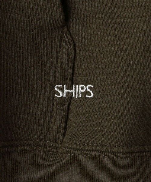 SHIPS / シップス パーカー | 【WEB限定】SHIPS: マイクロ SHIPS 刺繍 ロゴ 裏毛 スウェット プルオーバーパーカー | 詳細27