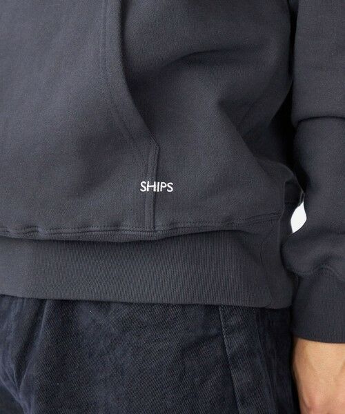 SHIPS / シップス パーカー | 【WEB限定】SHIPS: マイクロ SHIPS 刺繍 ロゴ 裏毛 スウェット プルオーバーパーカー | 詳細30
