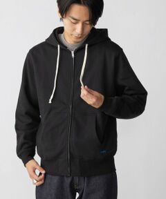 SHIPS / シップス パーカー | 【WEB限定】SHIPS: マイクロ SHIPS 刺繍 ロゴ 裏毛 スウェット ジップ パーカー