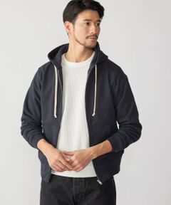 SHIPS / シップス パーカー | 【WEB限定】SHIPS: マイクロ SHIPS 刺繍 ロゴ 裏毛 スウェット ジップ パーカー