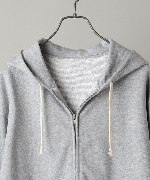 SHIPS / シップス パーカー | 【WEB限定】SHIPS: マイクロ SHIPS 刺繍 ロゴ 裏毛 スウェット ジップ パーカー | 詳細12