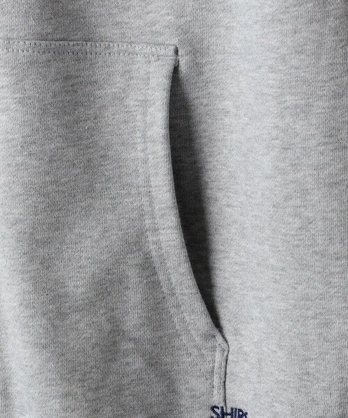 SHIPS / シップス パーカー | 【WEB限定】SHIPS: マイクロ SHIPS 刺繍 ロゴ 裏毛 スウェット ジップ パーカー | 詳細15