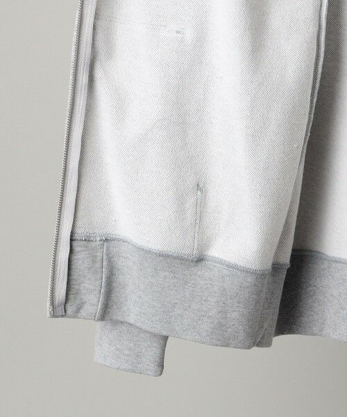 SHIPS / シップス パーカー | 【WEB限定】SHIPS: マイクロ SHIPS 刺繍 ロゴ 裏毛 スウェット ジップ パーカー | 詳細17