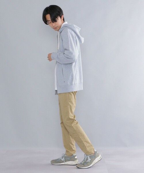 SHIPS / シップス パーカー | 【WEB限定】SHIPS: マイクロ SHIPS 刺繍 ロゴ 裏毛 スウェット ジップ パーカー | 詳細2