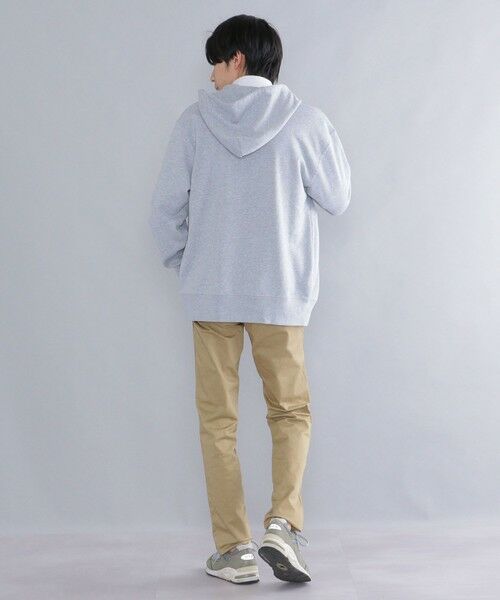 SHIPS / シップス パーカー | 【WEB限定】SHIPS: マイクロ SHIPS 刺繍 ロゴ 裏毛 スウェット ジップ パーカー | 詳細3