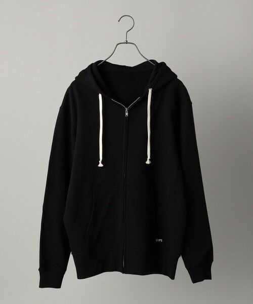 SHIPS / シップス パーカー | 【WEB限定】SHIPS: マイクロ SHIPS 刺繍 ロゴ 裏毛 スウェット ジップ パーカー | 詳細28