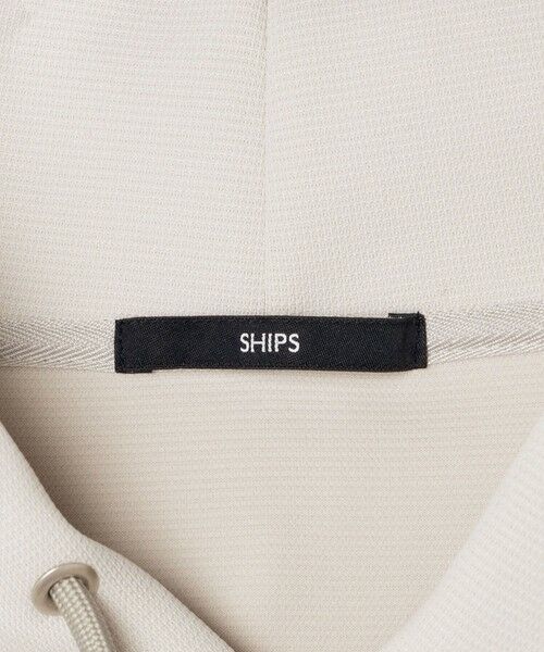 SHIPS / シップス パーカー | SHIPS:〈手洗い可能〉ハイゲージ ミラノリブ ポンチ パーカー | 詳細7