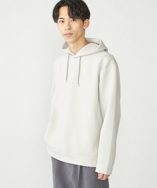 SHIPS / シップス パーカー | SHIPS:〈手洗い可能〉ハイゲージ ミラノリブ ポンチ パーカー(ライトグレー)