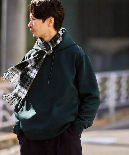 SHIPS / シップス パーカー | SHIPS:〈手洗い可能〉ハイゲージ ミラノリブ ポンチ パーカー(ライトオリーブ)