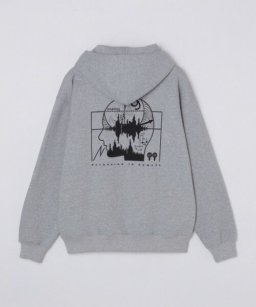 SHIPS / シップス パーカー | City Ambient Products: スプレープリント グラフィック プリント パーカー | 詳細6