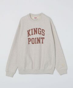 SHIPS / シップス ベスト | 【SHIPS別注】KINGS POINT: ロゴ プリント スウェット プルオーバー