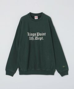 SHIPS / シップス ベスト | 【SHIPS別注】KINGS POINT: ロゴ プリント スウェット プルオーバー