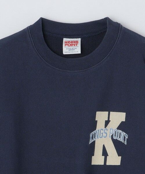 SHIPS / シップス ベスト | 【SHIPS別注】KINGS POINT: ロゴ プリント スウェット プルオーバー | 詳細5