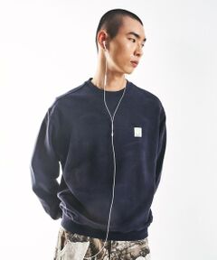 SHIPS / シップス ベスト | City Ambient Products: フロスト フェード スクエアロゴ スウェット