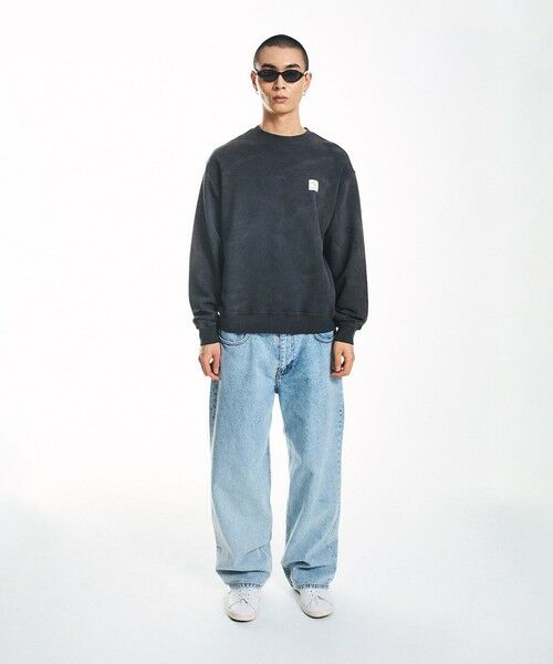 SHIPS / シップス スウェット | City Ambient Products: フロスト フェード スクエアロゴ スウェット | 詳細1