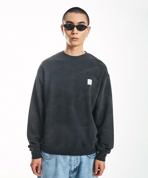 SHIPS / シップス スウェット | City Ambient Products: フロスト フェード スクエアロゴ スウェット | 詳細2