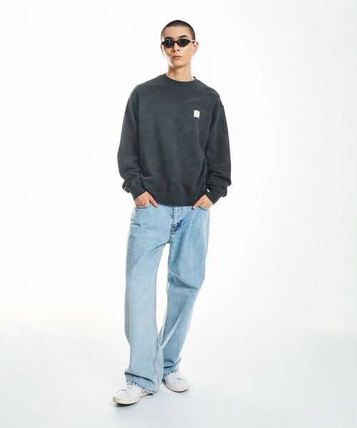 SHIPS / シップス スウェット | City Ambient Products: フロスト フェード スクエアロゴ スウェット | 詳細3