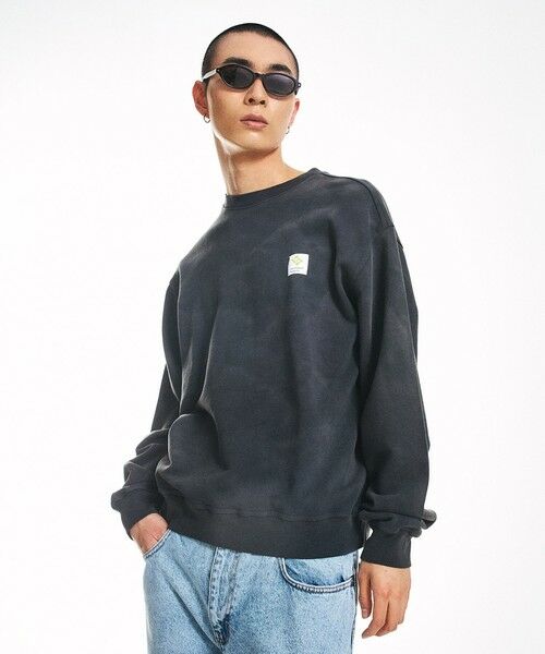 SHIPS / シップス スウェット | City Ambient Products: フロスト フェード スクエアロゴ スウェット | 詳細4