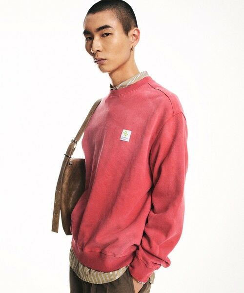 SHIPS / シップス スウェット | City Ambient Products: フロスト フェード スクエアロゴ スウェット | 詳細16