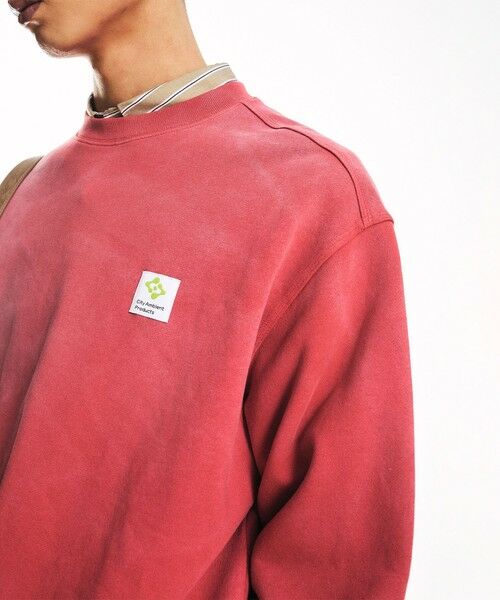 SHIPS / シップス スウェット | City Ambient Products: フロスト フェード スクエアロゴ スウェット | 詳細17