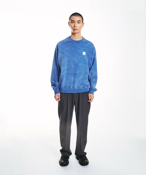 SHIPS / シップス スウェット | City Ambient Products: フロスト フェード スクエアロゴ スウェット | 詳細25