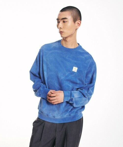 SHIPS / シップス スウェット | City Ambient Products: フロスト フェード スクエアロゴ スウェット | 詳細27