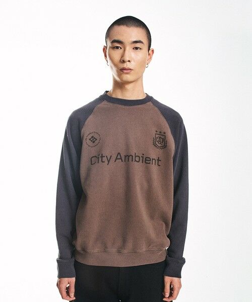 SHIPS / シップス スウェット | City Ambient Products: ラグランスリーブ プリント スウェット | 詳細2