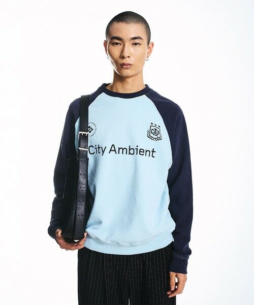 SHIPS / シップス スウェット | City Ambient Products: ラグランスリーブ プリント スウェット | 詳細12