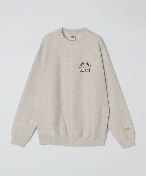 SHIPS / シップス ベスト | 【SHIPS別注】KINGS POINT: ワンポイント ロゴ スウェット プルオーバー | 詳細4