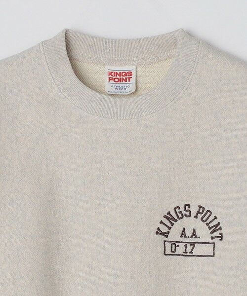 SHIPS / シップス ベスト | 【SHIPS別注】KINGS POINT: ワンポイント ロゴ スウェット プルオーバー | 詳細6