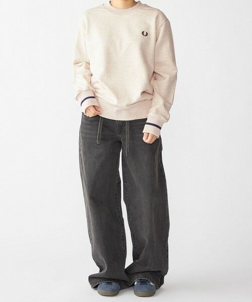 SHIPS / シップス スウェット | <新色予約中!>【SHIPS別注】FRED PERRY: シングル ティップ スウェットシャツ | 詳細1
